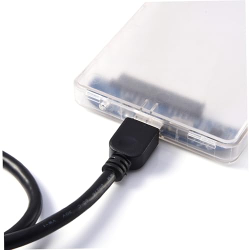 Caja externa transparente para disco duro SSD USB 2.5" miniatura 3