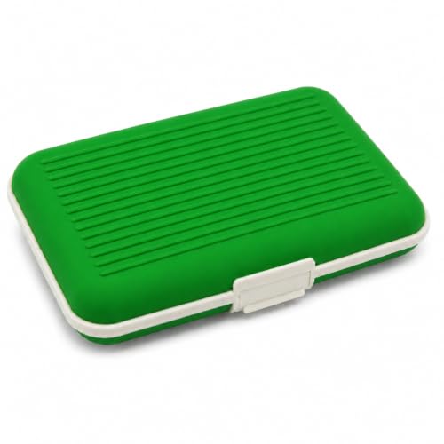 Image of Rohans Silicone Credit Card Holder and Wallet Purse, Protection All Around with Rubber Finish (Green)