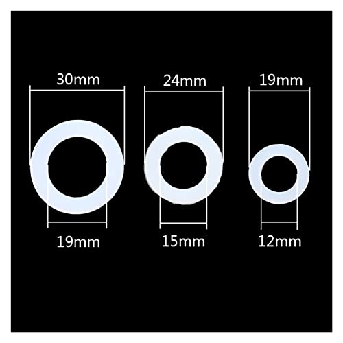 Joints toriques en silicone pour connecteurs d'eau de jardin et tuyaux 1/2" 3/4" 1" - Lot de 100 - 3