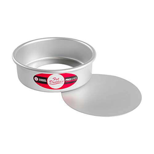 Fat Daddio's Round Cheesecake Pan, 6 x 2 Inch, Silver