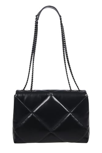 Tory Burch Women's Kira Black Leather Diamond Quilt Shoulder Bag2