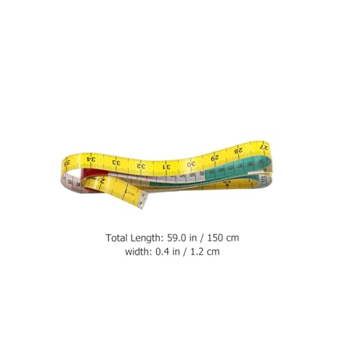 Set de 3 cintas métricas retráctiles 150 cm miniatura 5