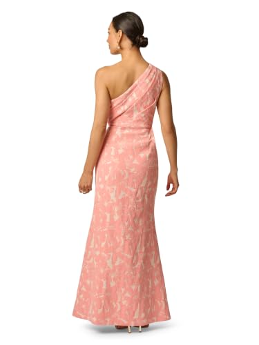 Image of Adrianna Papell One Shoulder Jacquard Gown