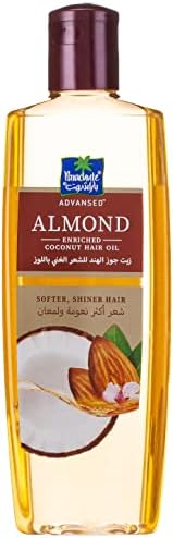 زيت اللوز من باراشوت ادفانسد، يعزز اللمعان والنعومة، مزيج من زيت اللوز وجوز الهند، 200 مل
