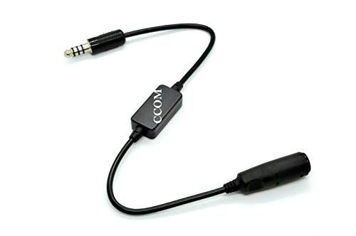 793633758126 Low to High Impedance Converter Helicopter Headset Adapter, Military to Civilian Helicopter Headset Adapter