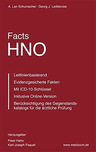 Preisvergleich Produktbild Facts HNO: Das neue medizinische Nachschlagewerk