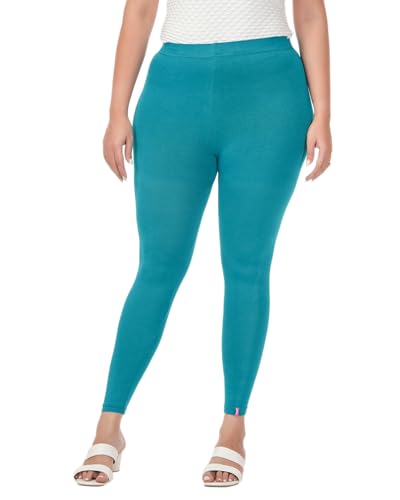 Image of Loveit Womens Solid Viscose Slim Fit Ankle Length Leggings