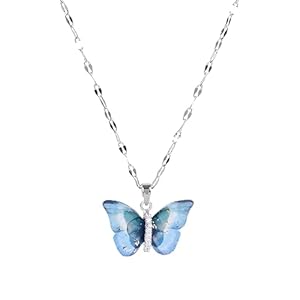 Akola Anti-Tarnish Mother's Day Adjustable Vibrant Winged Butterfly Pendant Necklace Set | Gifts for Women And Girls | Women's Jewelry | Stylish Fashion Accessories 7