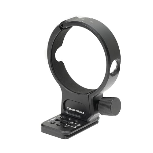 Generic 金属レンズブラケットカラー三脚マウントリング T50-300mm F4.5-6.3 用アルミニウム合金カメラレンズサポートスタビライザー用クイックリリースプレート