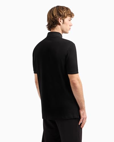Armani Exchange Men's A|x Black and Gold Polo4