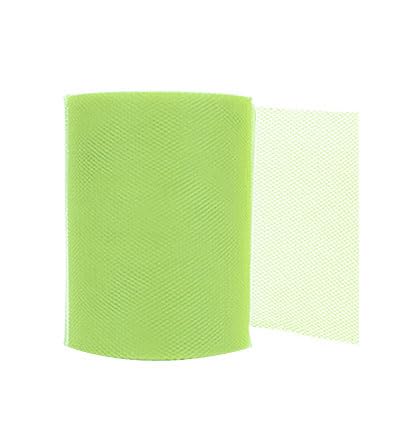 Ruban de Tulle Décoratif, 8 cm x 20 m, La Bobine de Tulle, Plusieurs Coloris Disponibles (Vert...