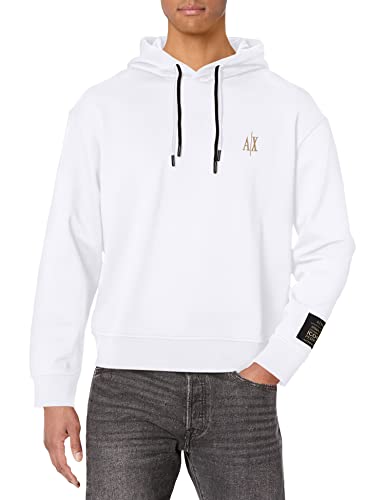 Armani Exchange Men's Icon Project Gold Branded Pullover Sweatshirt