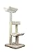 Prestige Cat Trees 130077-Beige Double Scratching Post Cat Tower Tree