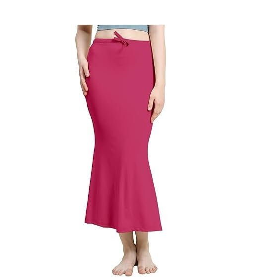Image of Women's Soft Comfy Pleated Saree Fishcut I Saree Shapewear Flare Petticoat for Women, Lycra Cotton Blended, Petticoat, Skirts for Women, Shape Wear Dress for Saree
