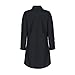 ASMAX HaoDuoYi Womens Casual Long Sleeve Boyfriend Shirt Dress Tunic Top White