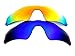 Galaxy Replacement Lenses For Oakley Radar EV Path Blue&Red Polarized 2 Pair