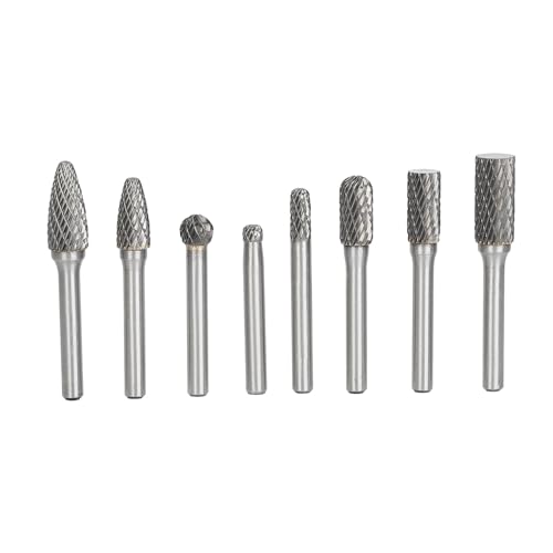 Set de 8 fresas de carburo para metal y madera miniatura 1