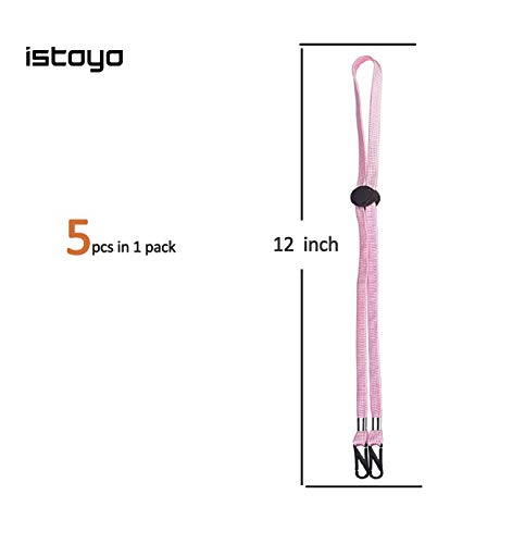 6 Pack - Adjustable Face Mask Lanyard for Kids & Adults - Handy Mask Holder & Hanger for Comfortabale Wearing- Face Mask Rest & Ear Saver (Blue, Pink, Navy) - Thumbnail 4