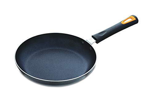 Image of Anjali Diamond Dura Non-Stick Taper Pan Without Lid, 24.5cm, Black