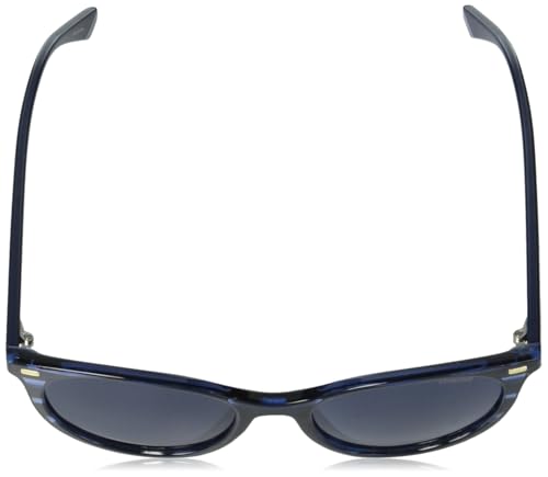 Polaroid Sunglasses Women's Polaroid Female Sunglasses Style PLD 4107/S Cat Eye, Blue Havana/Polarized Blue, 52mm,18mm4