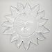 Metal Sun Flower Wall Decor - 13 inches Sun Wall Art Hanging Decorations for Outdoor, Home Garden Yard Patio Fence Bedroom Decor, Gifts for Mom Friends