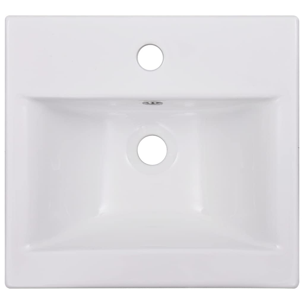 Genérico Lavabo encastrado de cerámica 42x39x18 cm,Bricolaje,Fontanería,Piezas para fontanería,Lavabos y fregaderos,Lavabos,145060