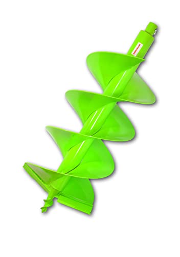 Taladro profesional WERHE para perforación de tierra 350 mm doble eje de perforación de pozos punta de perforación robusta, con un diámetro de entrada de 20 mm.