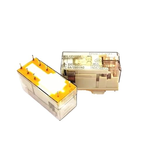 Relais 8 broches RCL424024 à contacts renforcés 8A tension stable 24V CC