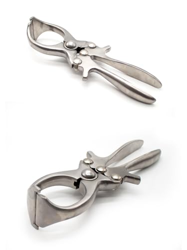 Pince de castration en acier inoxydable à double levier pour bétail - 8