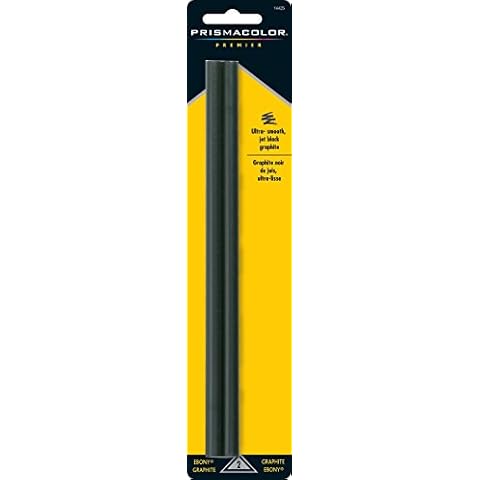 PRISMACOLOR Ebony Graphite Drawing Pencils, Black, 2-Count Cover