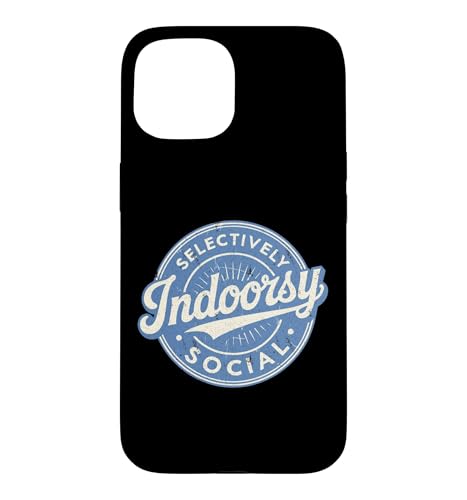 Indoorsy Selectively Social �r���e�[�W ���Љ�I �����I �X�}�z�P�[�X iPhone 15 �p