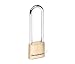 Sesamee K440 4 Dial Bottom Resettable Combination Brass Padlock with 4-Inch Hardened Steel Shackle and 10,000 Potential Combinations - 5 Pack