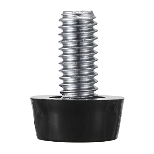 Mildwoo M8 Thread Adjustable Furniture Levelers Screw In Threaded, Galvanized Steel Screw Foot Levelers Screw On Furniture Glide Leveling For Table, Chair, Furniture Legs, 20 Pcs Pack #TOP6
