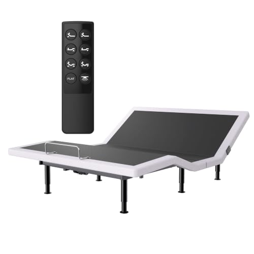 Adjustable King Bed Frame with Remote and USB