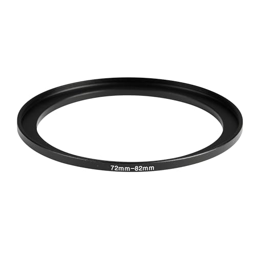 Image of 72-82mm Step-Up Ring Adapter, 72mm to 82mm Step Up Filter Ring for 72mm Lens Install 82mm ND CPL UV Camera Lens Filter(72mm-82mm)