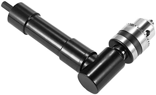 Right Angle Adapter Drill, Gearwoo 90 Degree Cordless Right Angle Drill Attachment Adapter With 3/8" Keyed Chuck 8Mm Hex Shank Power Tool Accessory #TOP4