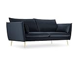  MICADONI - Sofa Agate 4-Sitzer - Velours - dunkelblau