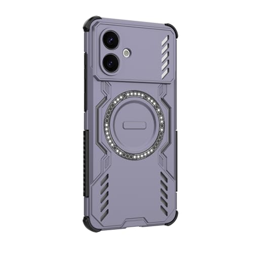 Coque Samsung S26 Plus antichoc rigide violette fine solide avec support intégré