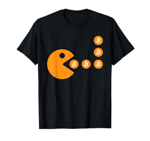 Bitcoin BTC Funny Cryptocurrency Video Game Bitcoiner T-Shirt