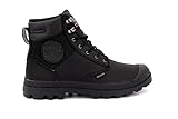 Palladium Unisex Combat Boots Ankle, Black, 10 US Men