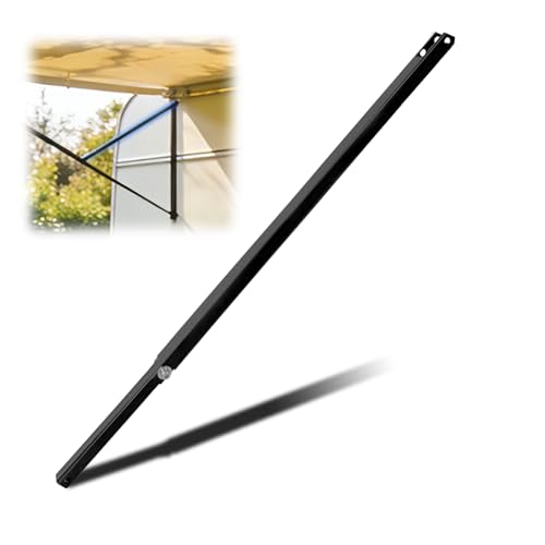 RV Awning Pitch Arm Black Replacement 33 Overall Length for Solera Regal 63 Awning Assembly (Fits Part #675364)