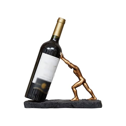 Botellero Decorativo para Vinos Estatuilla Moderna de Resina miniatura 1