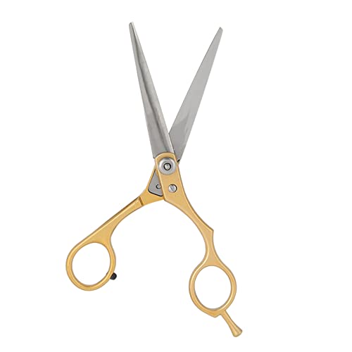 SUNGOOYUE Forbici Professionali per Tagliare i Capelli per Strumento Parrucchiere per Salone di Famiglia (Gold)