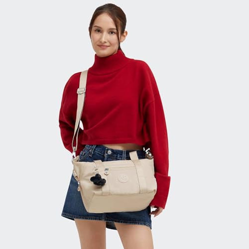Image of Kipling Art Mini Handbag, Metallic Pewter