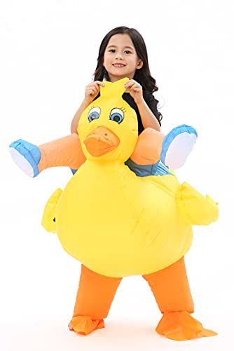 Disfraz Inflable de Pato Amarillo para Halloween miniatura 6
