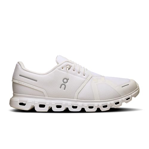 On Running Zapatillas Blancas Cloud 6 Men White Cómodas y Ligeras