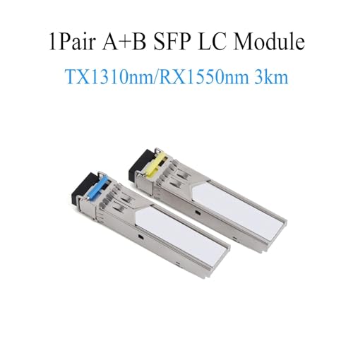 Module SFP Gigabit 1.25G monomode 3KM LC pour fibre optique - 2