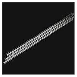 ACICS 12/14/16mmアクリルパイプの長さ48〜50cm高度に透明なチューブ水槽水族館パイプガーデン灌漑パイプフィッティング3pc (Size : About 48-50cm, Color : Out diamter 12mm)