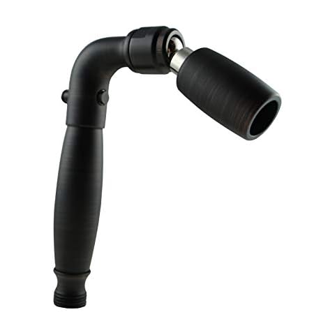 High Sierra's Solid Metal Handheld Shower Head with Trickle Valve - 2.0 GPM - Stunning Oil Rubbed Bronze Finish Cover