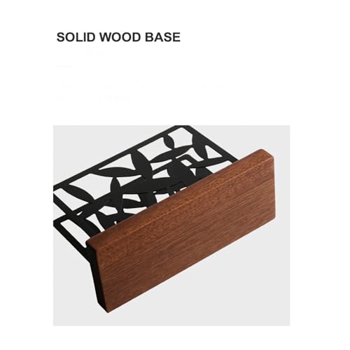 Napkin Holders for Paper Napkins Metal Napkin Holder for Table Black Iron Napkin Holder for Paper Napkins Flat Napkin Holder Ideal for Dining Table or Gift Dining Table Centerpiece Decor4